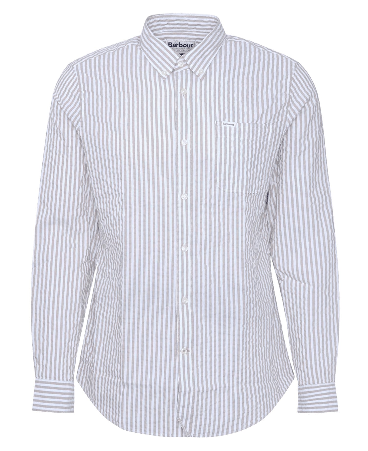 Tailored-Fit Barbour Shirt in Lightweight Seersucker