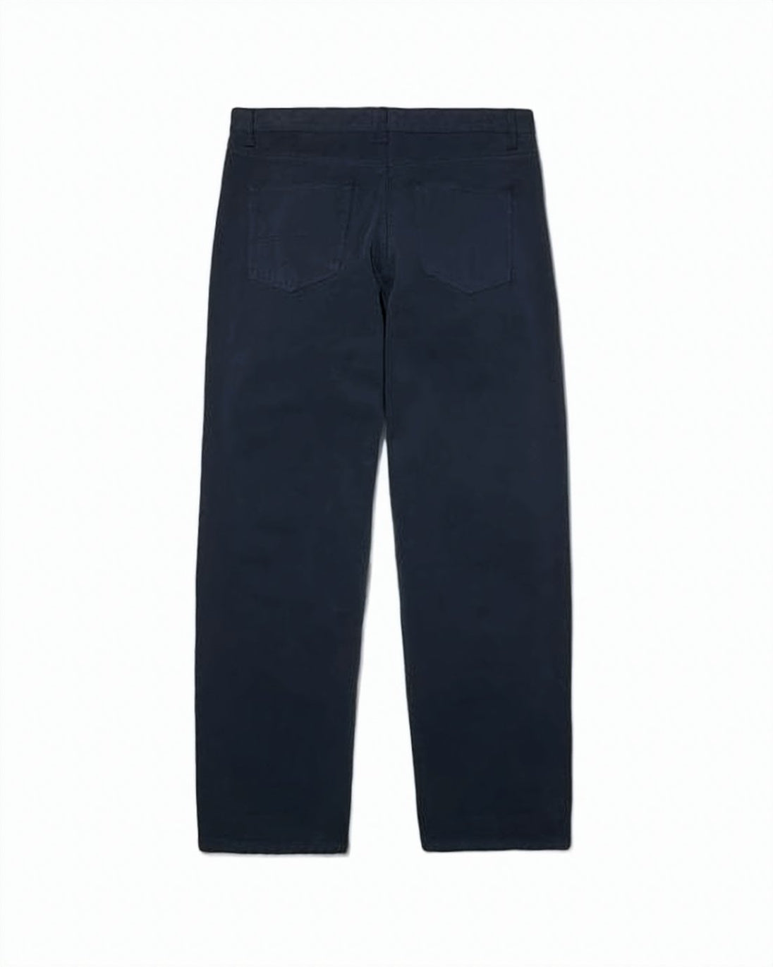 Deep Navy Straight-Leg Pants