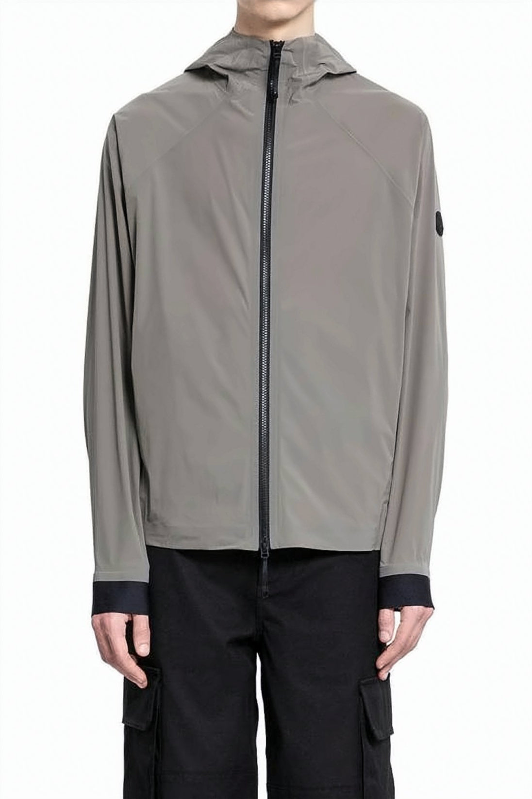 Lightweight Hooded Jacket with Zippered Front