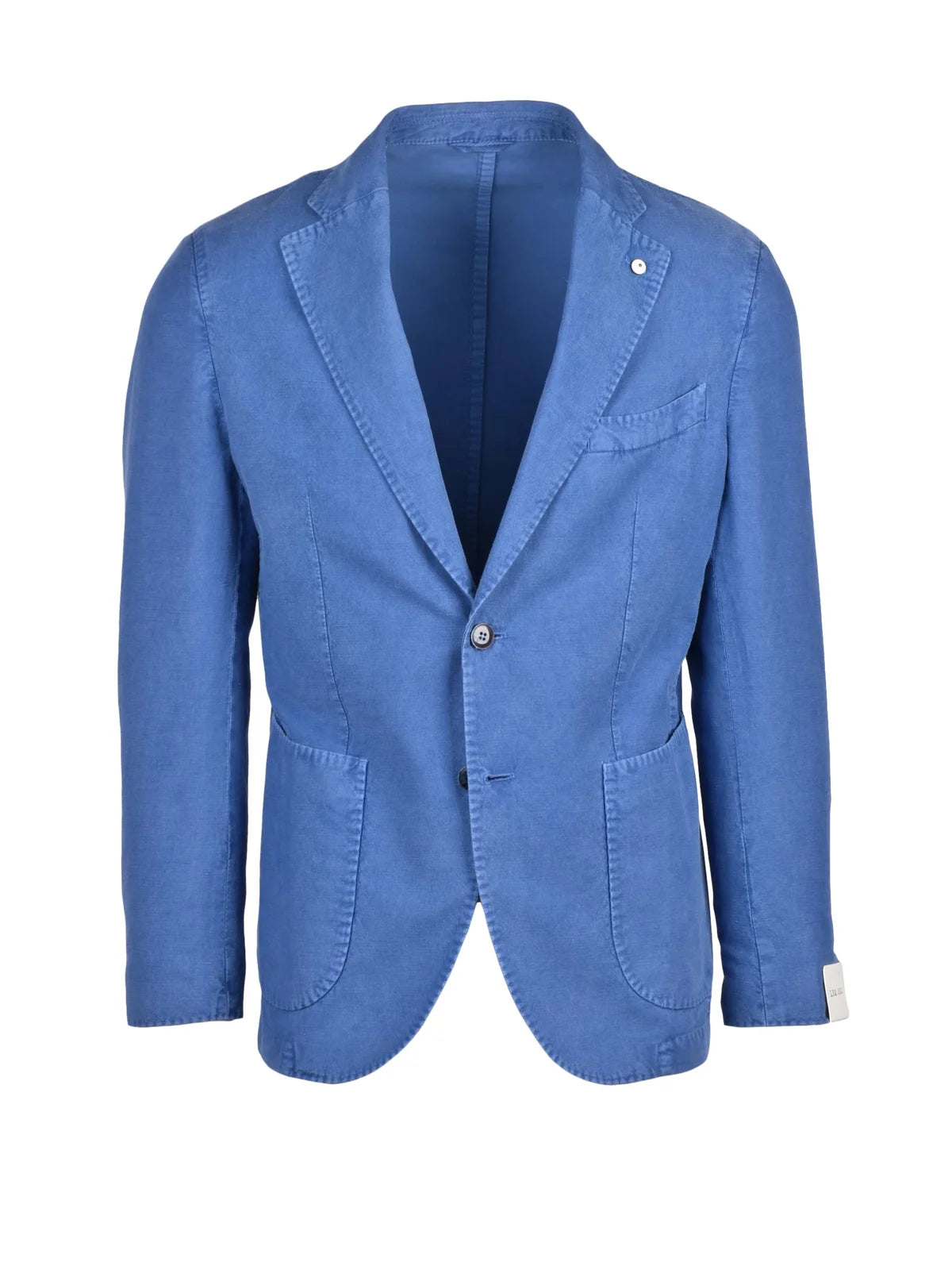 Cotton Linen Jacket - Blue