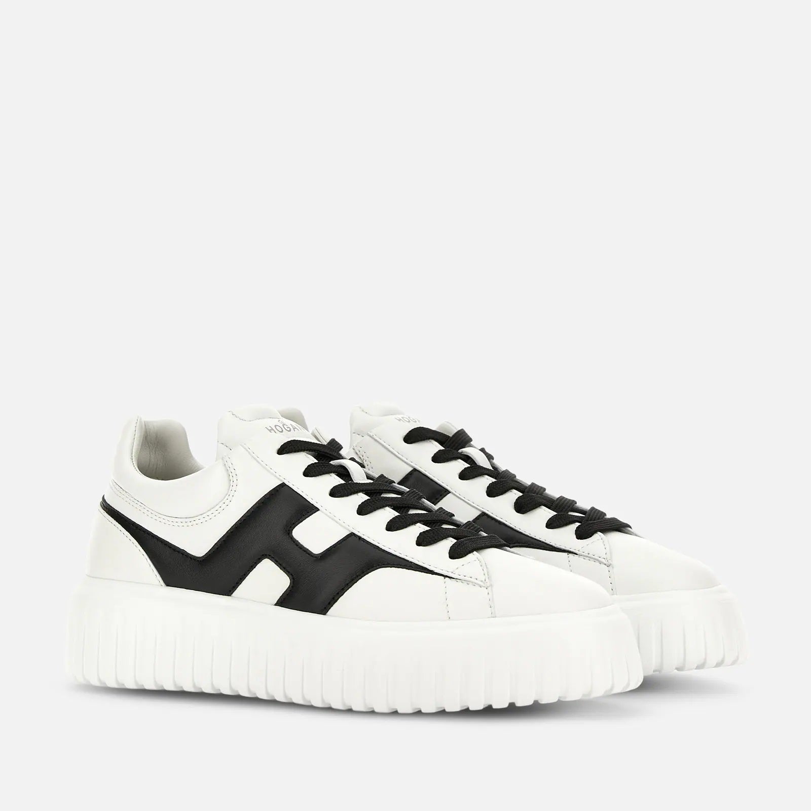 H-Stripes Allacciato H Spezzata Sneakers in White