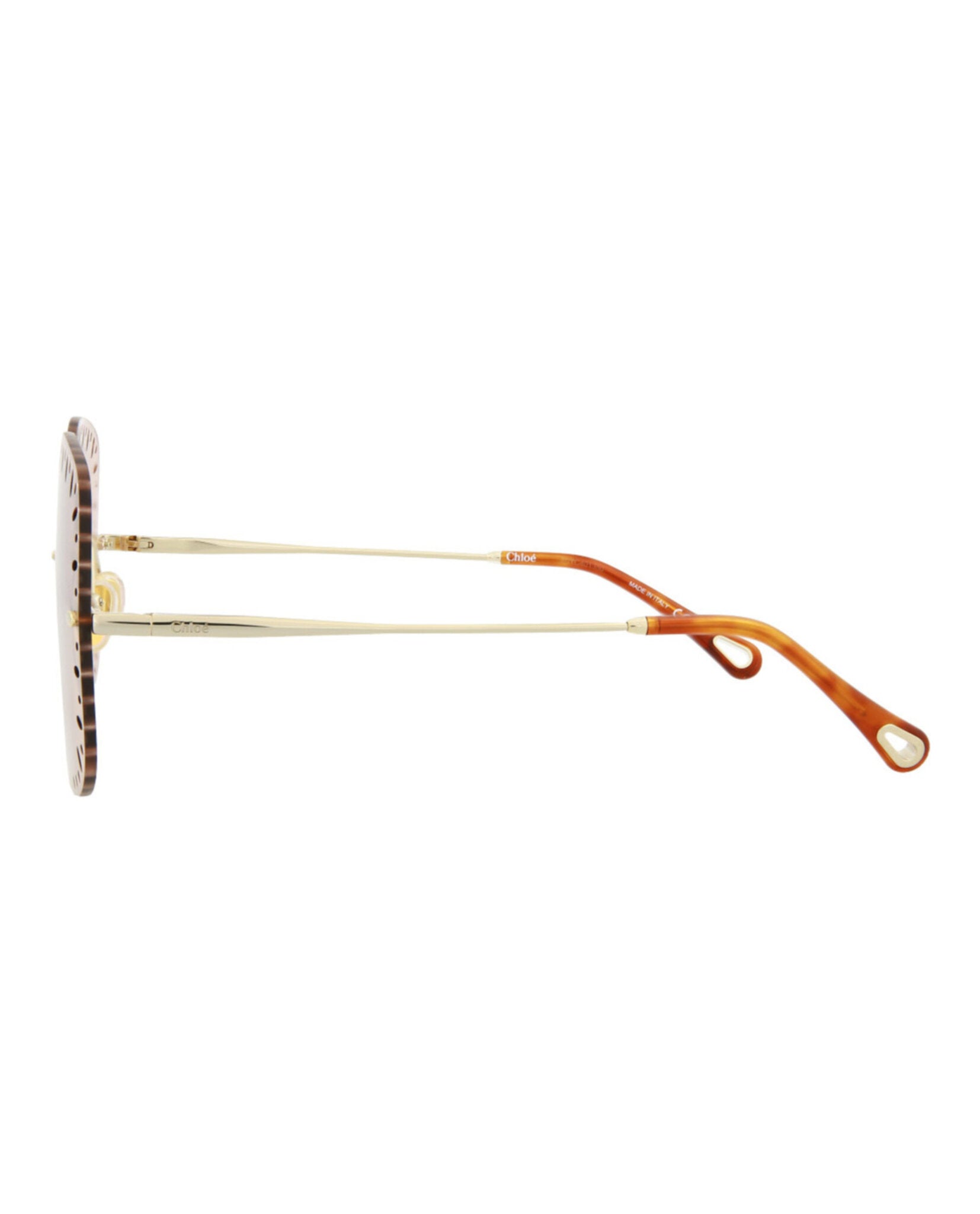 Yse Square-Frame Metal Sunglasses