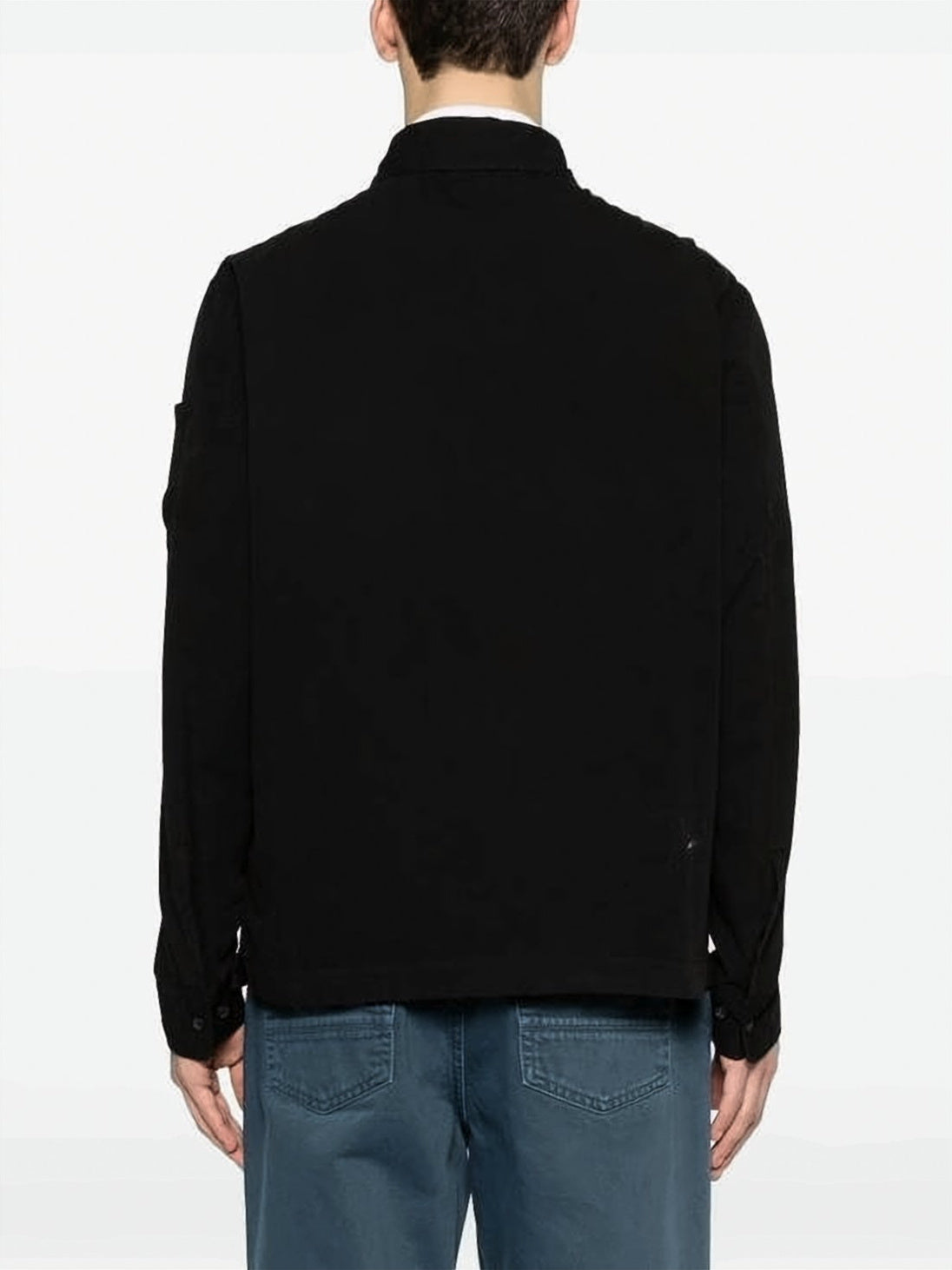 Organic Gabardine Zip Lens Overshirt