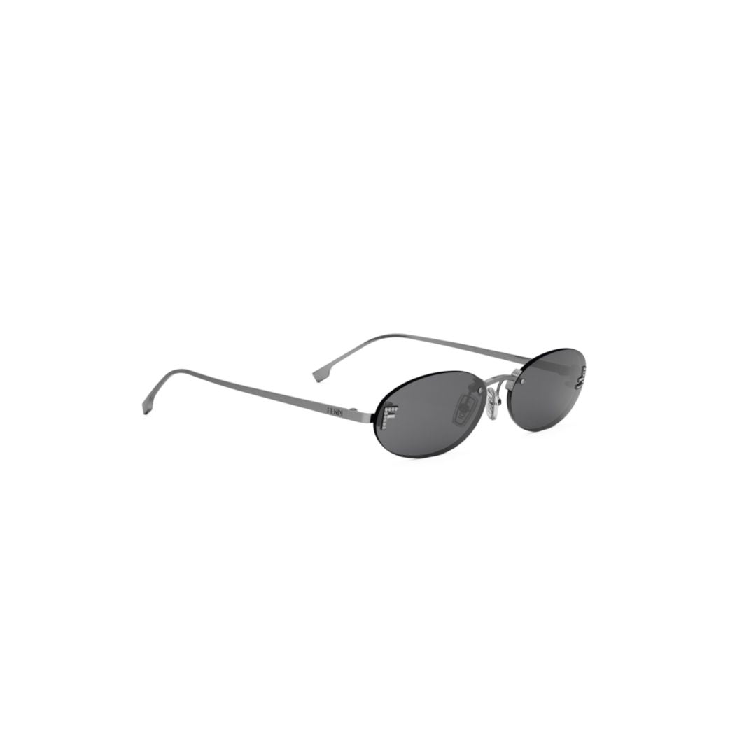 Fe4075us Oval Metal Sunglasses