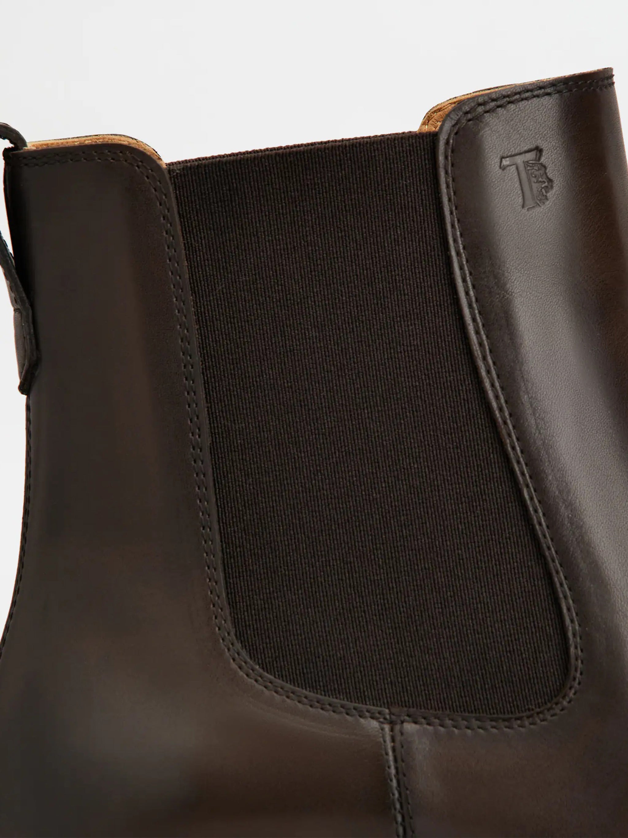 Black Stivaletto Smooth Leather Ankle Boots