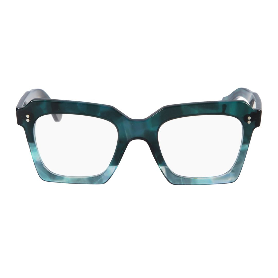 Kallima Oversized Square Frame Sunglasses with Marbled Pattern