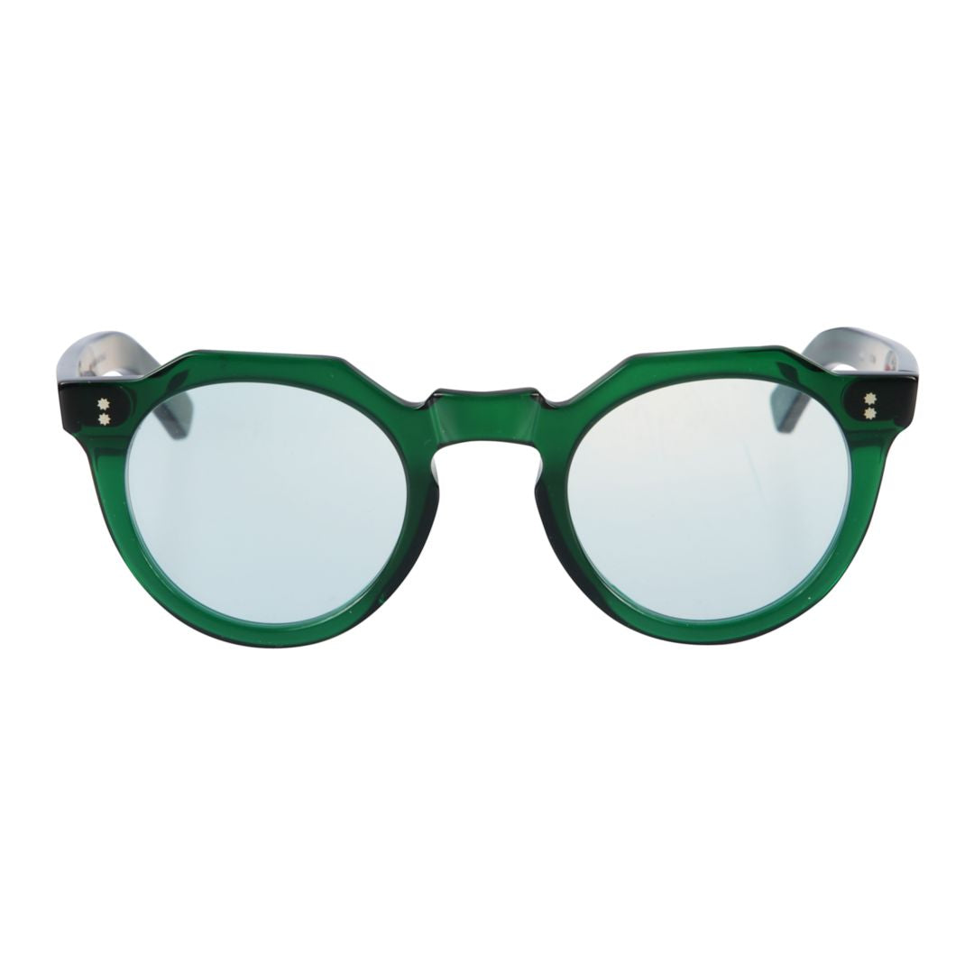 Epiko Bold Round Frame Sunglasses with Notch Detail
