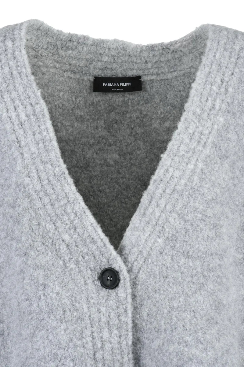 Maxi Cardigan - Light Grey