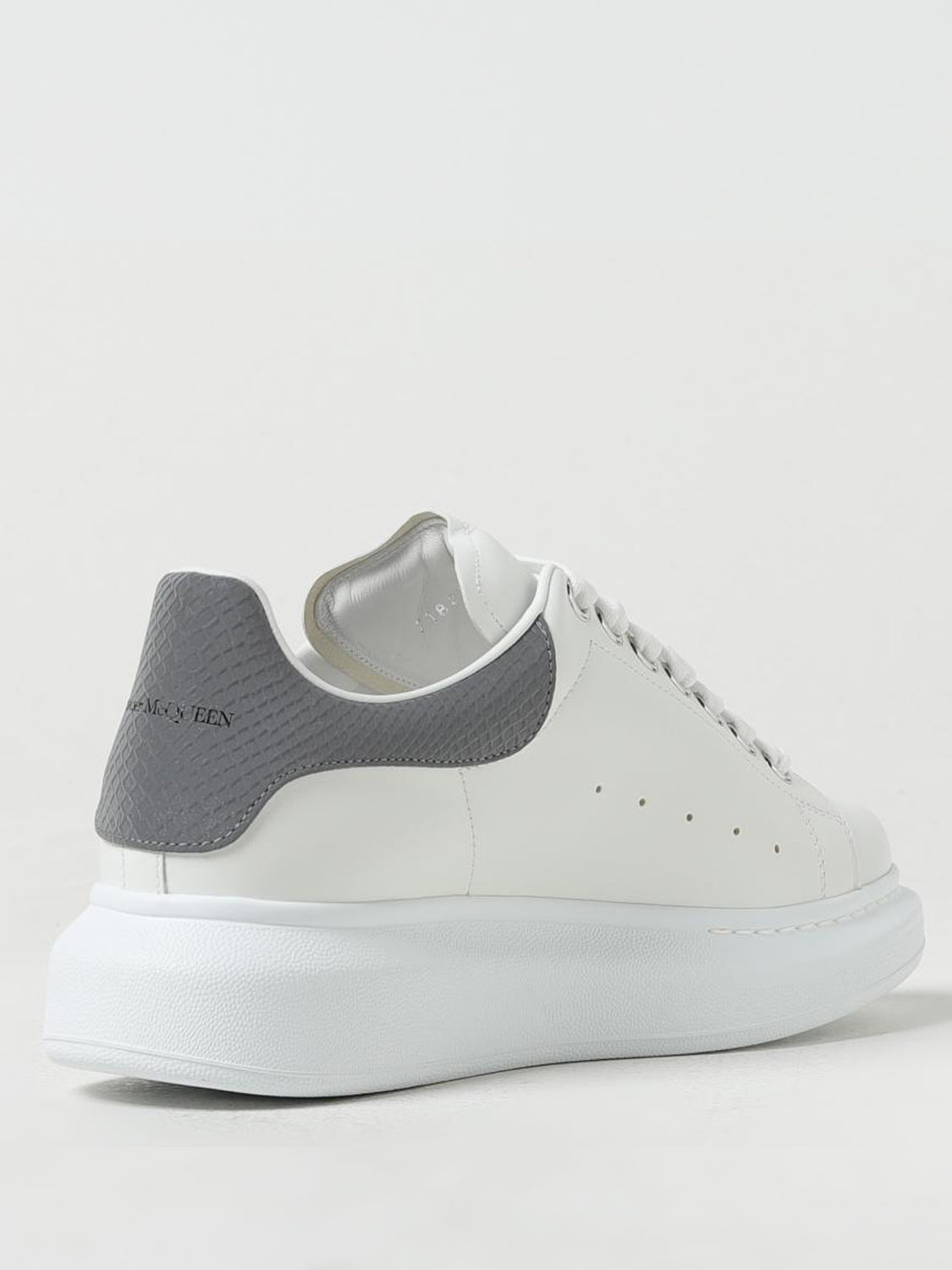 Smooth White Leather Sneakers