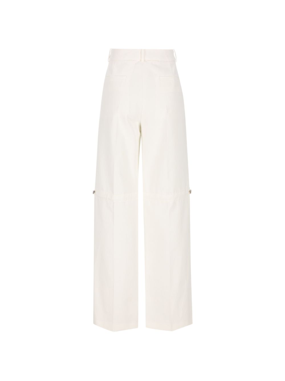 Straight-Leg Technical Cotton Canvas Trousers