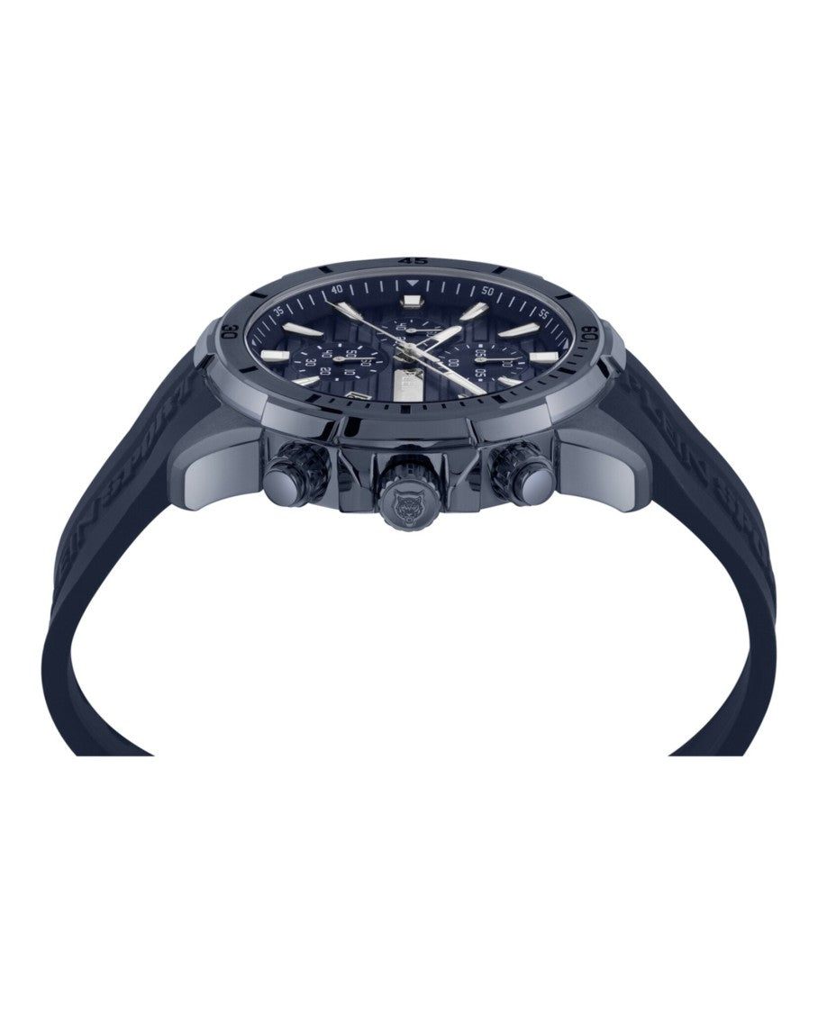 Impact Chronograph Watch With Blue Enamel Dial