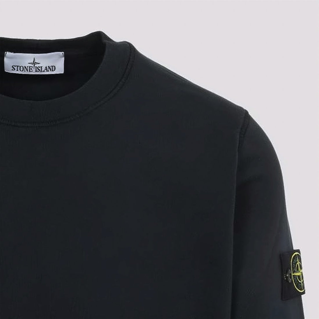 Long-Sleeve Cotton Tee and Logo Patch