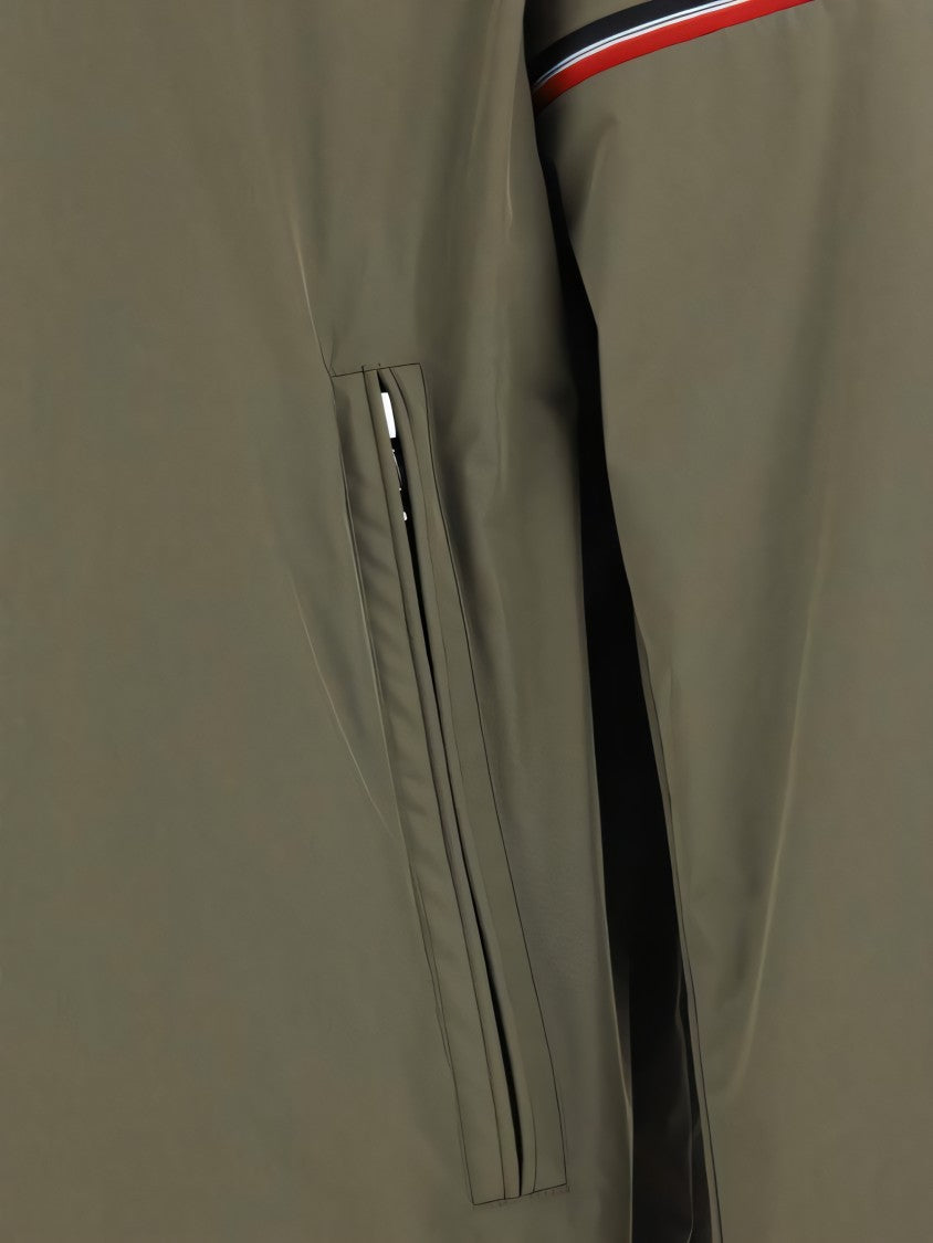 Green Jacket With High Collar