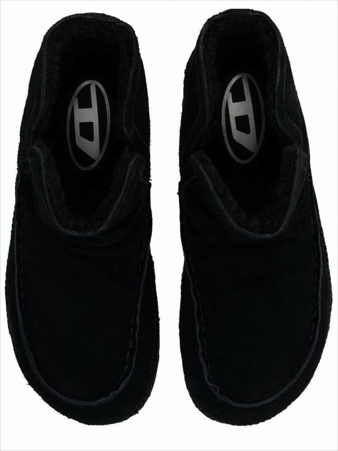 Soft Suede-Like Black Boots