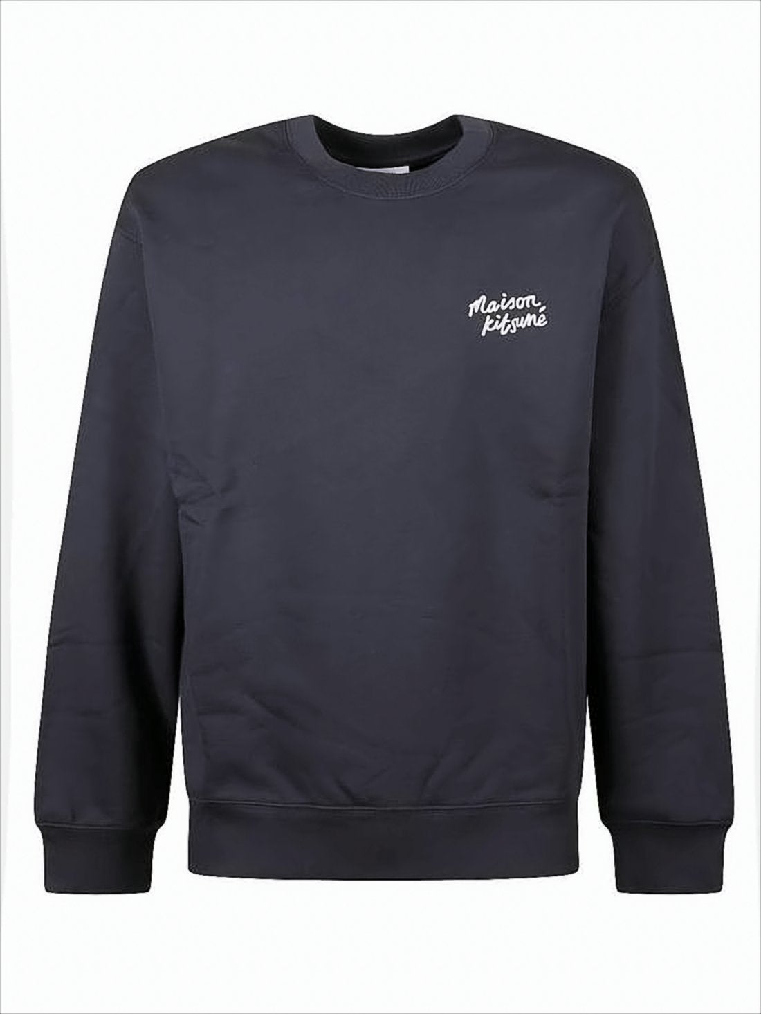 Handwritten Logo Sweatshirt With Classic Crew Neckline
