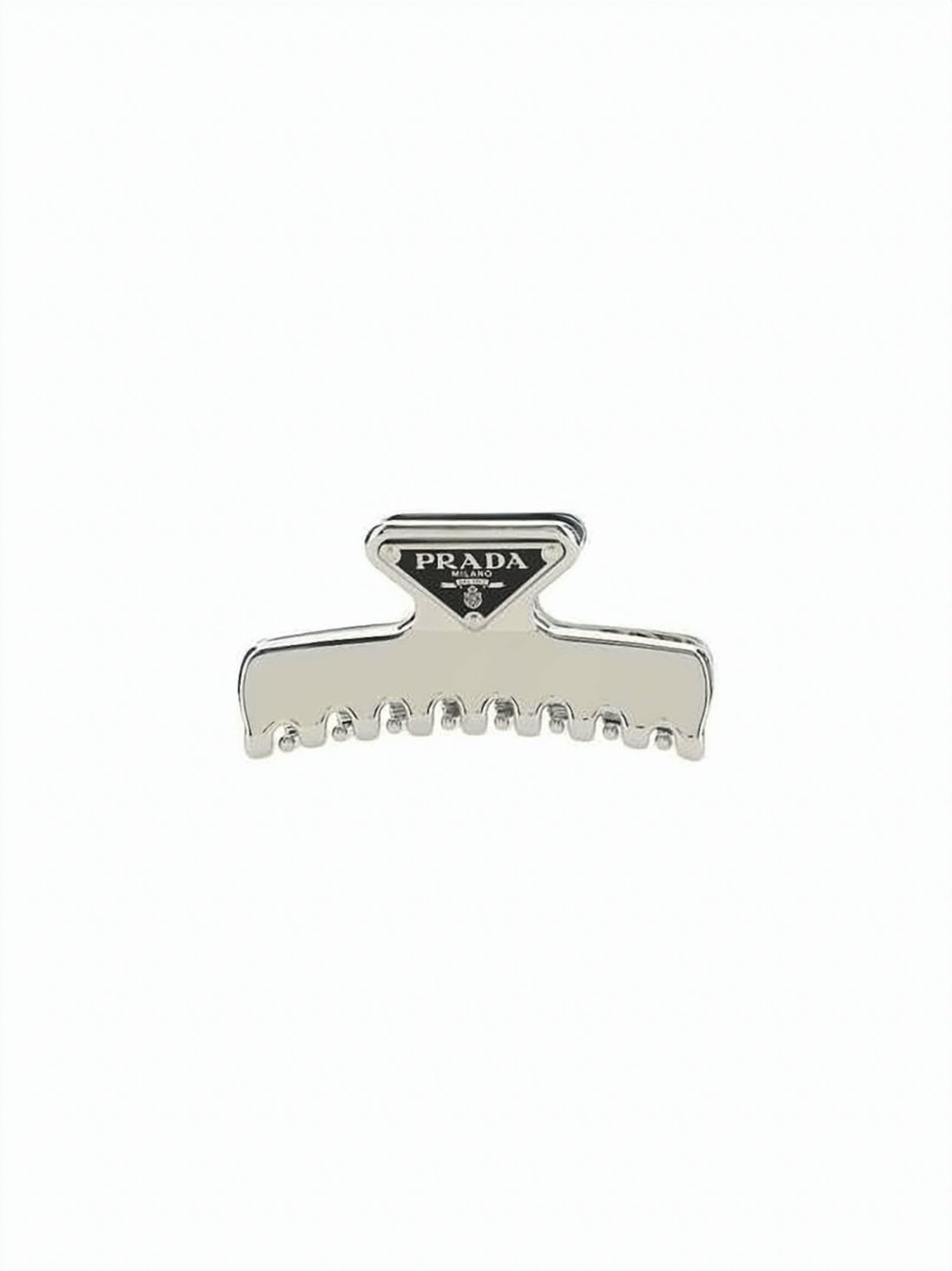 Silver-Toned Hair Claw Clip