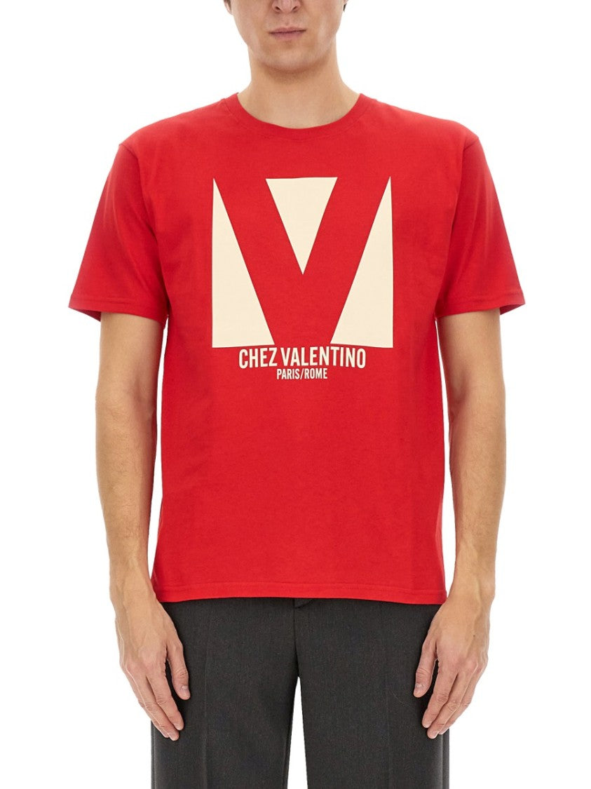 Cotton T-Shirt With Print