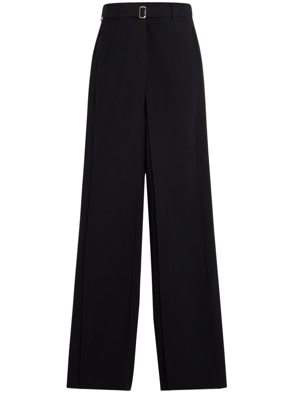 Wide-Leg Trousers with Concealed Front Fastening