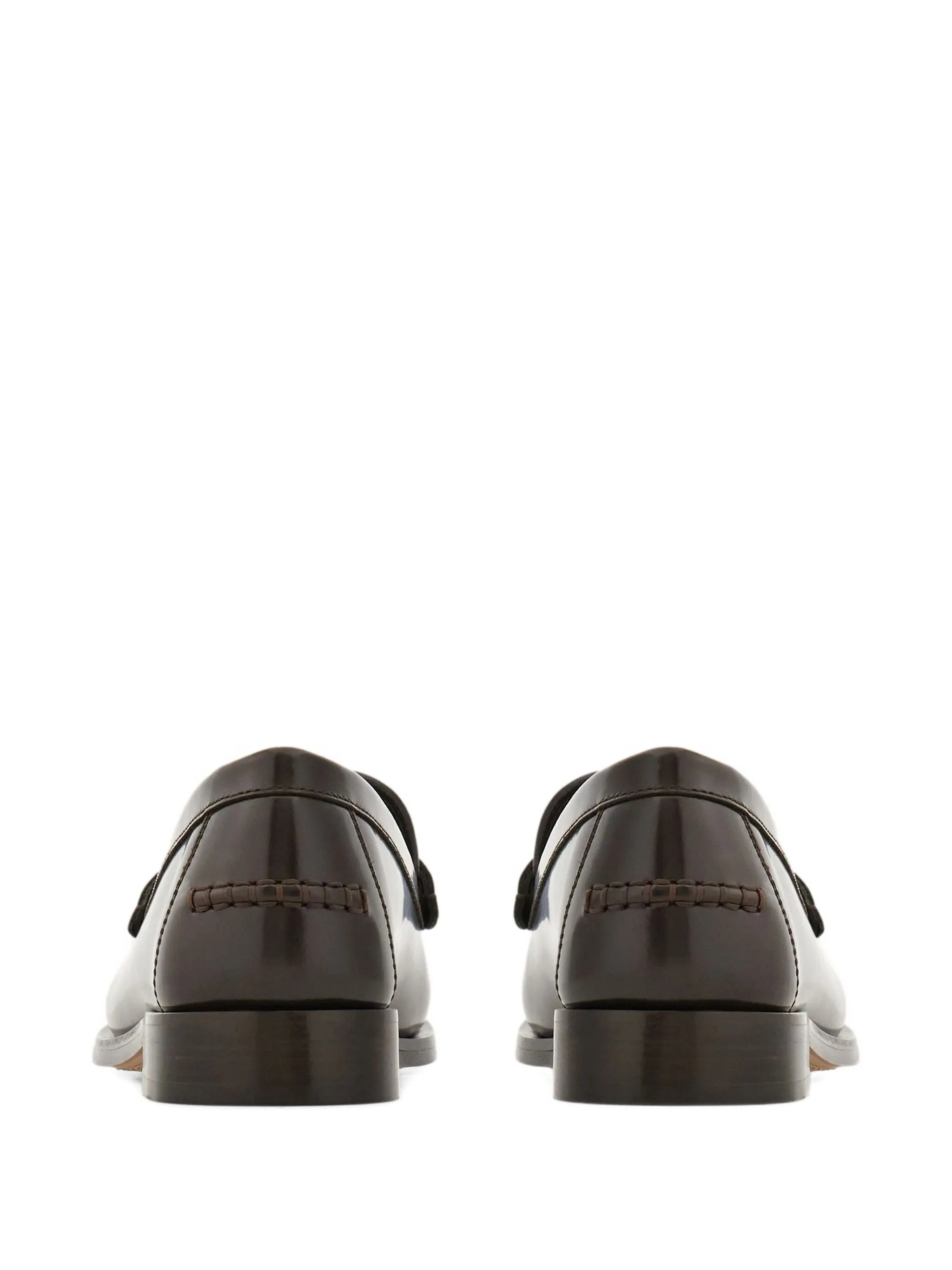 Black Maryan 2 Polished Leather Loafers