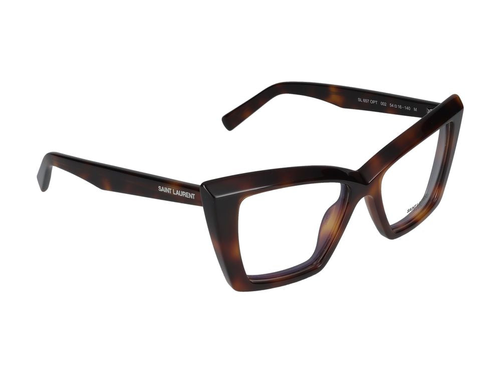 Eyeglasses Saint Laurent SL 657 OPT 002 Havana Havana Transpa 54/16/140