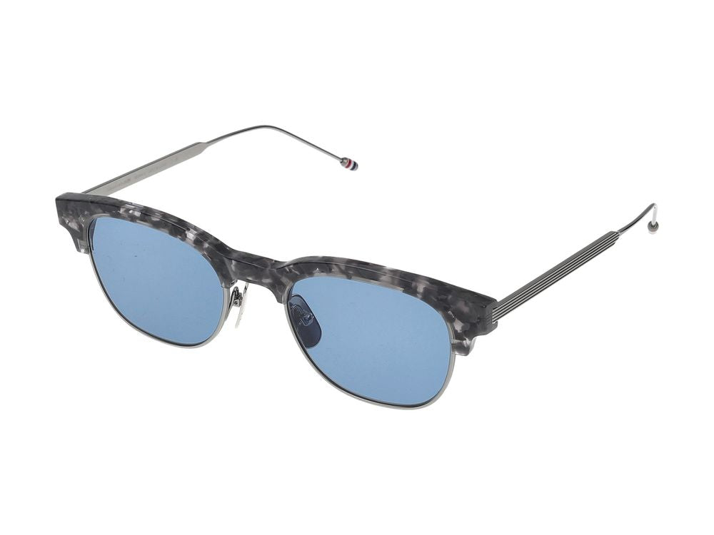 Modern Acetate and Titanium Sunglasses with Classic Lenses