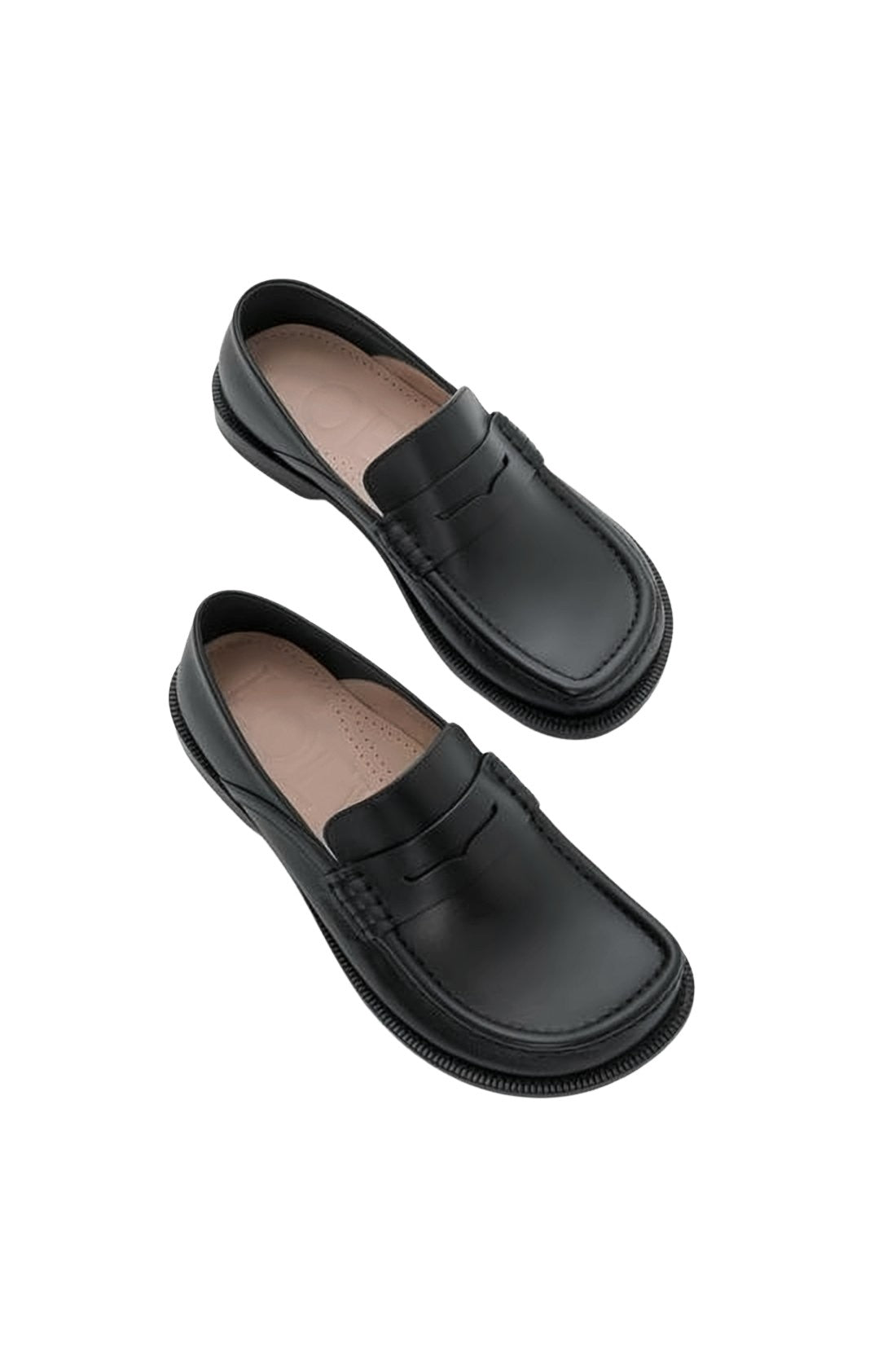 Sleek Calf Leather Loafers