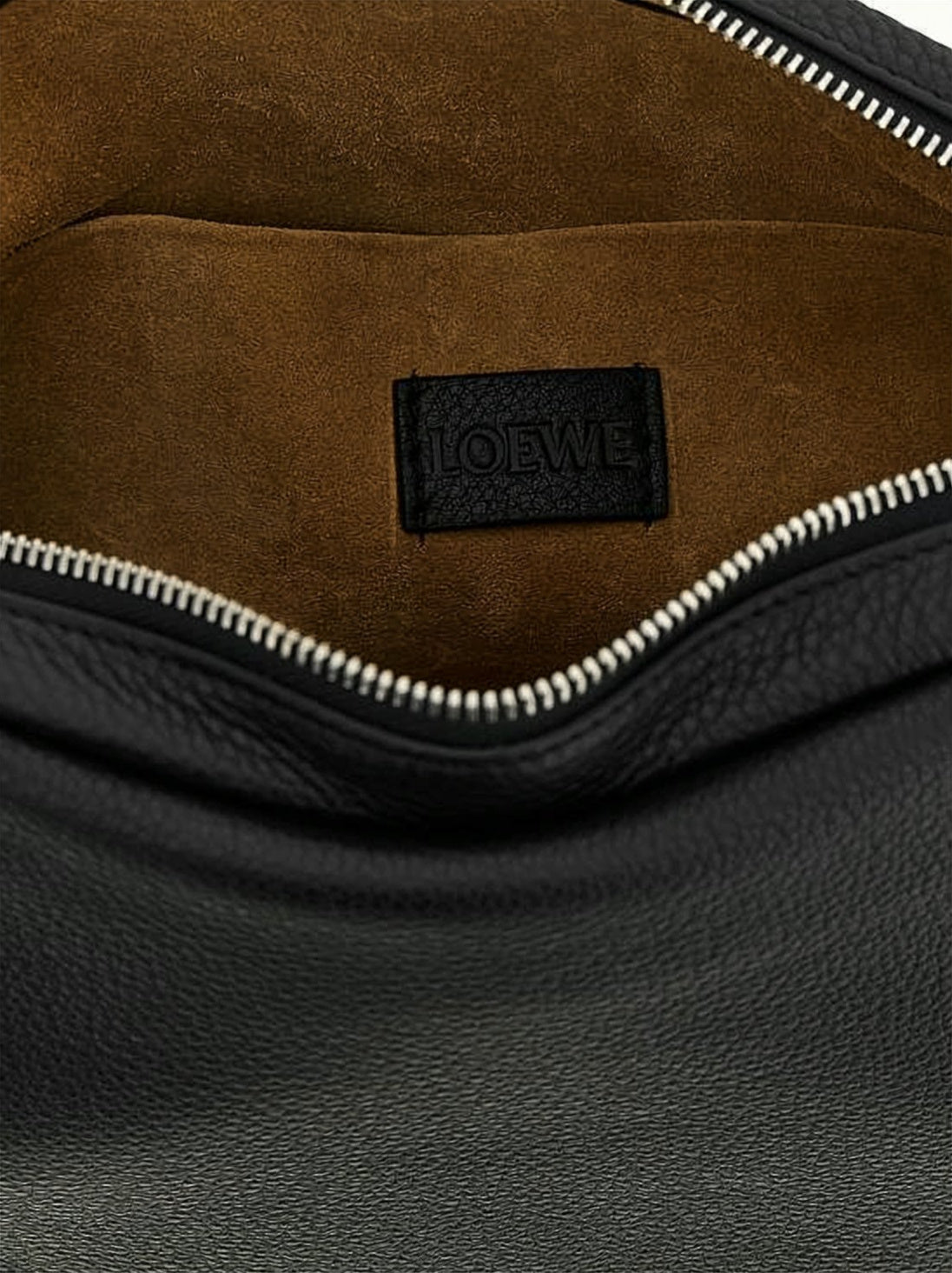 Textured Calf Leather Crossbody Bag