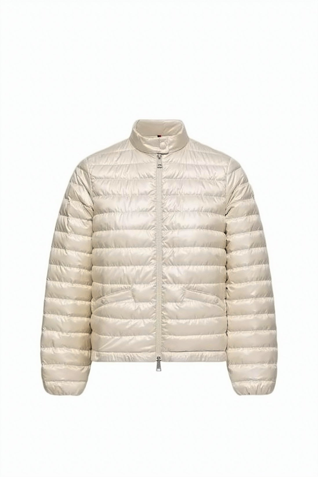 Cropped Puffer Jacket with High Collar