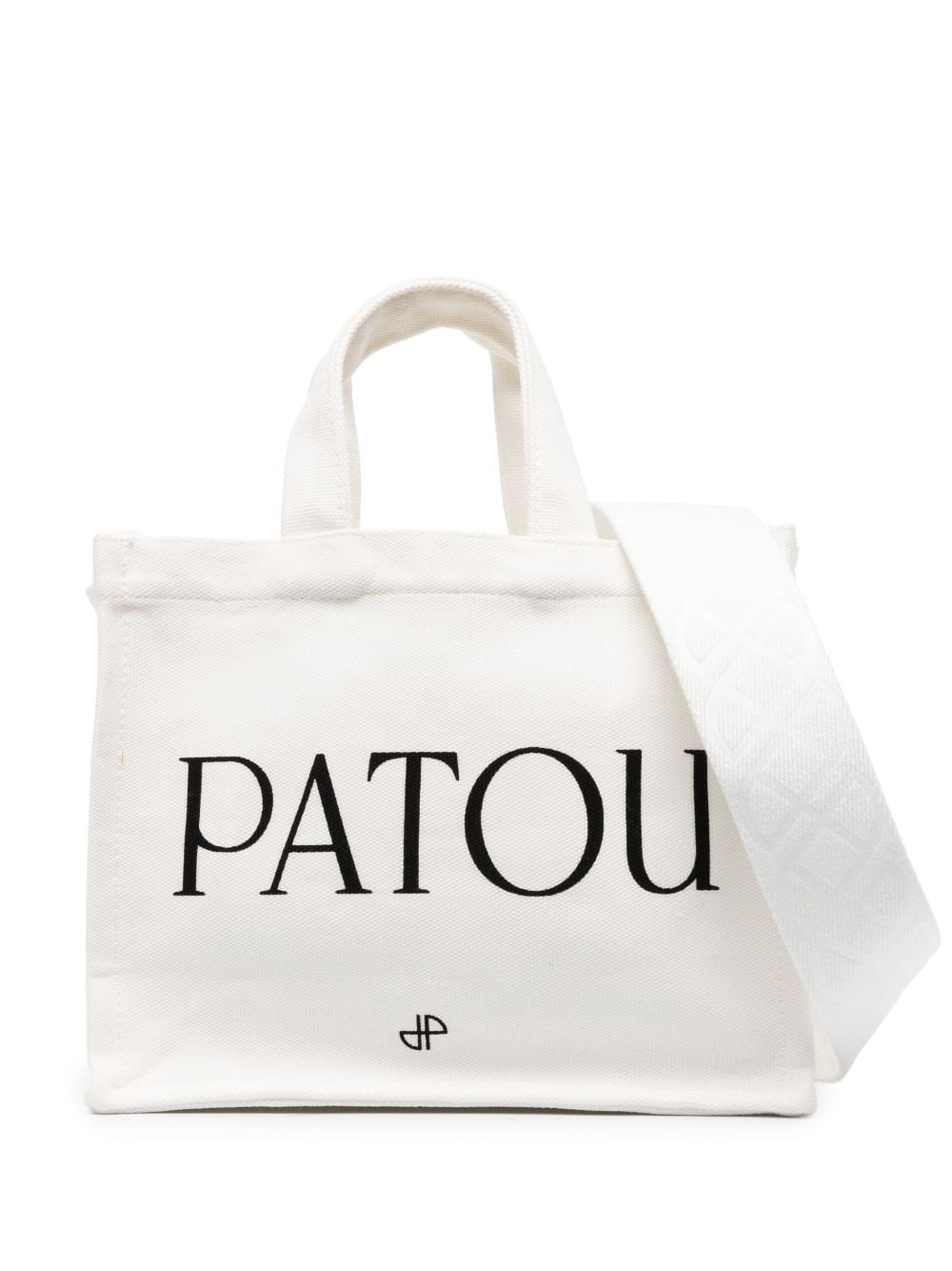 Logo-Print Canvas Tote Bag