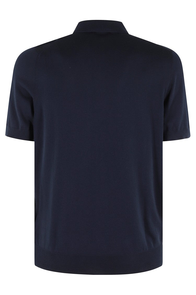 Cotton Knit Polo Shirt
