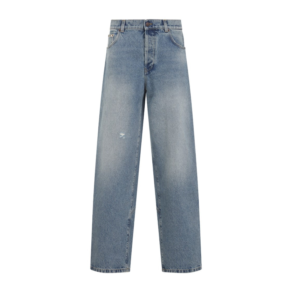 Relaxed High-Waist Jeans With Classic Five-Pocket Styling