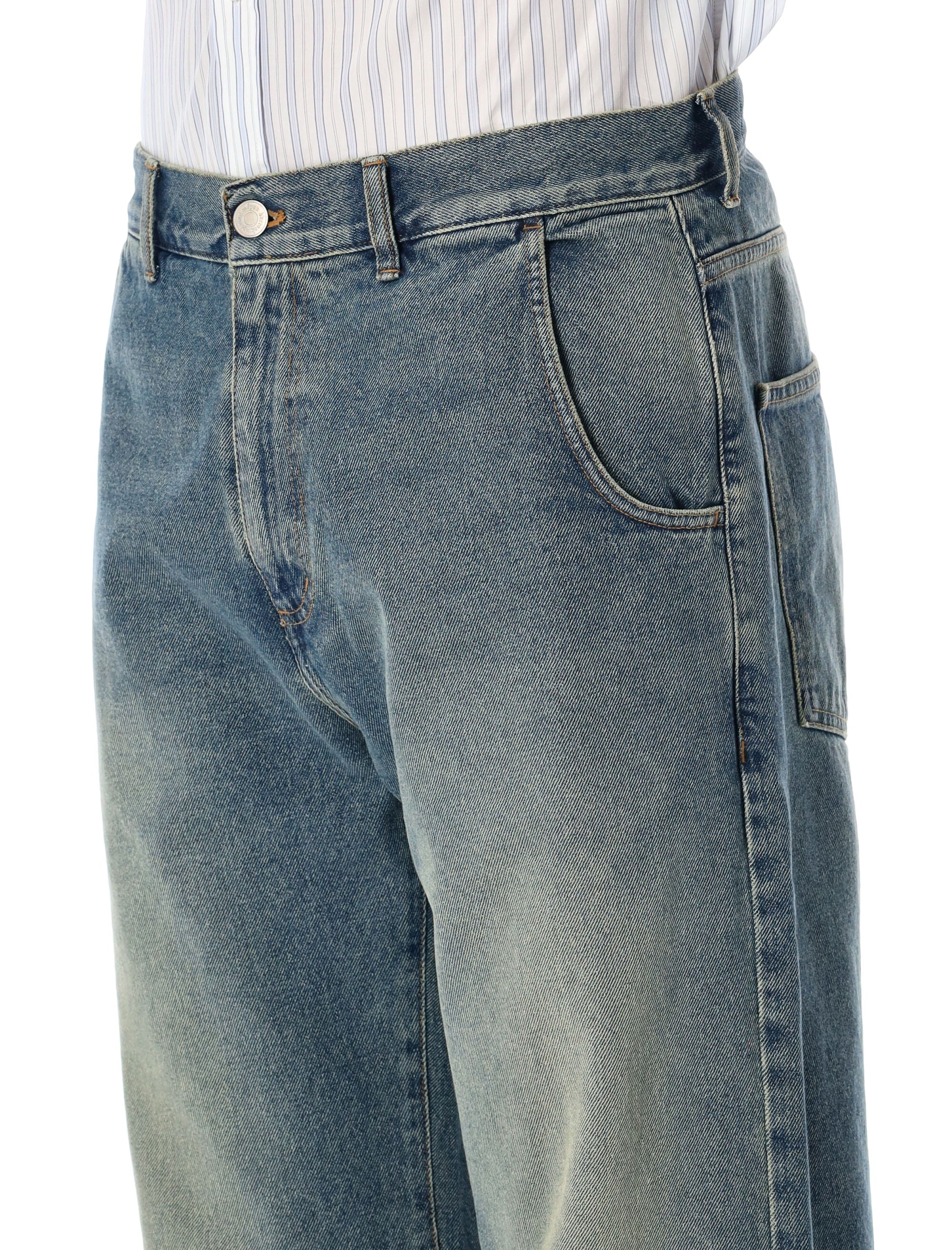 Straight Cut Organic Denim Jeans