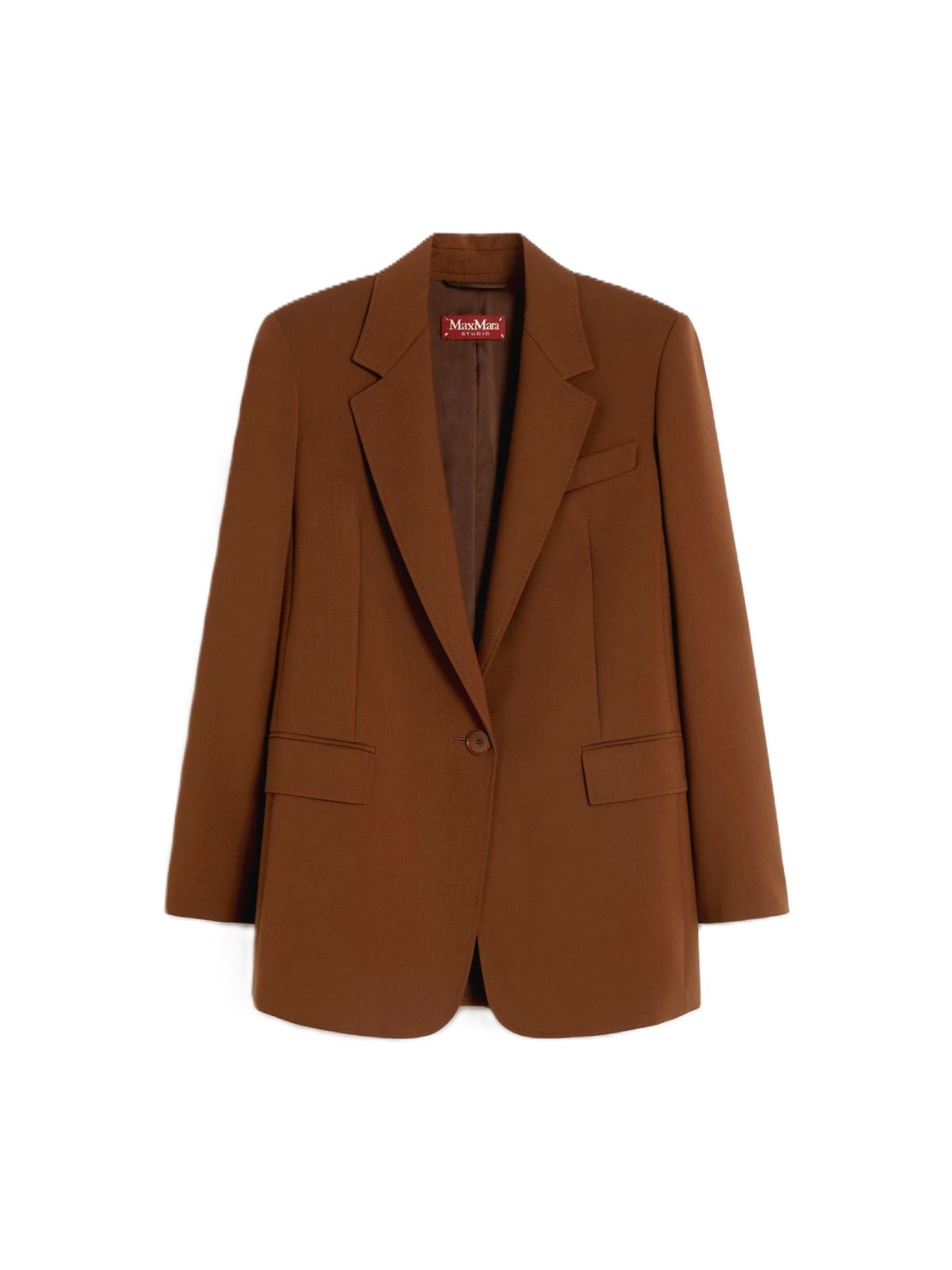 Structured Tailored Blazer with Sharp Shoulders