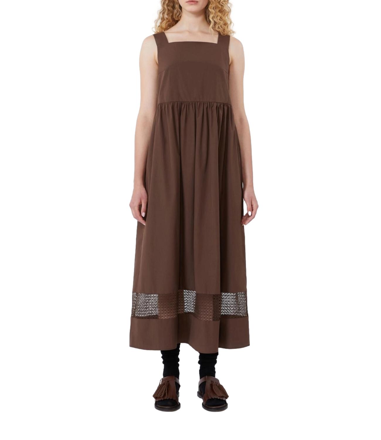 Chocolate Brown Wkdgola Wool Dress