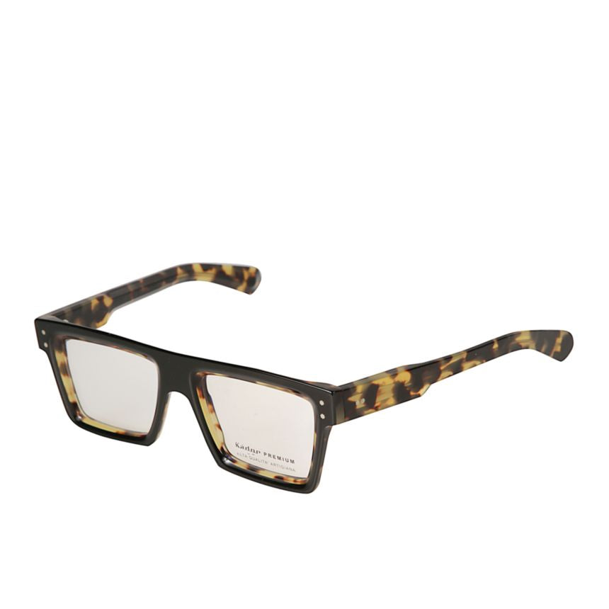 Premium 7 Tortoiseshell-Patterned Sunglasses with Bold Rectangular Frame
