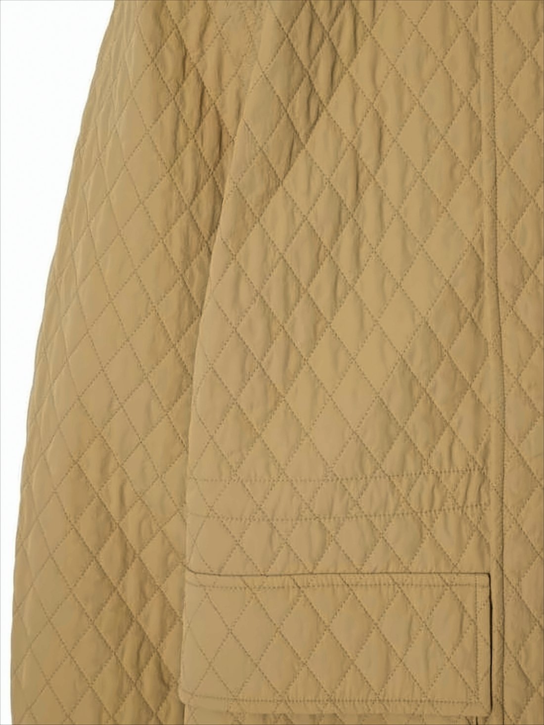 Quilted Jacket with Diamond Pattern