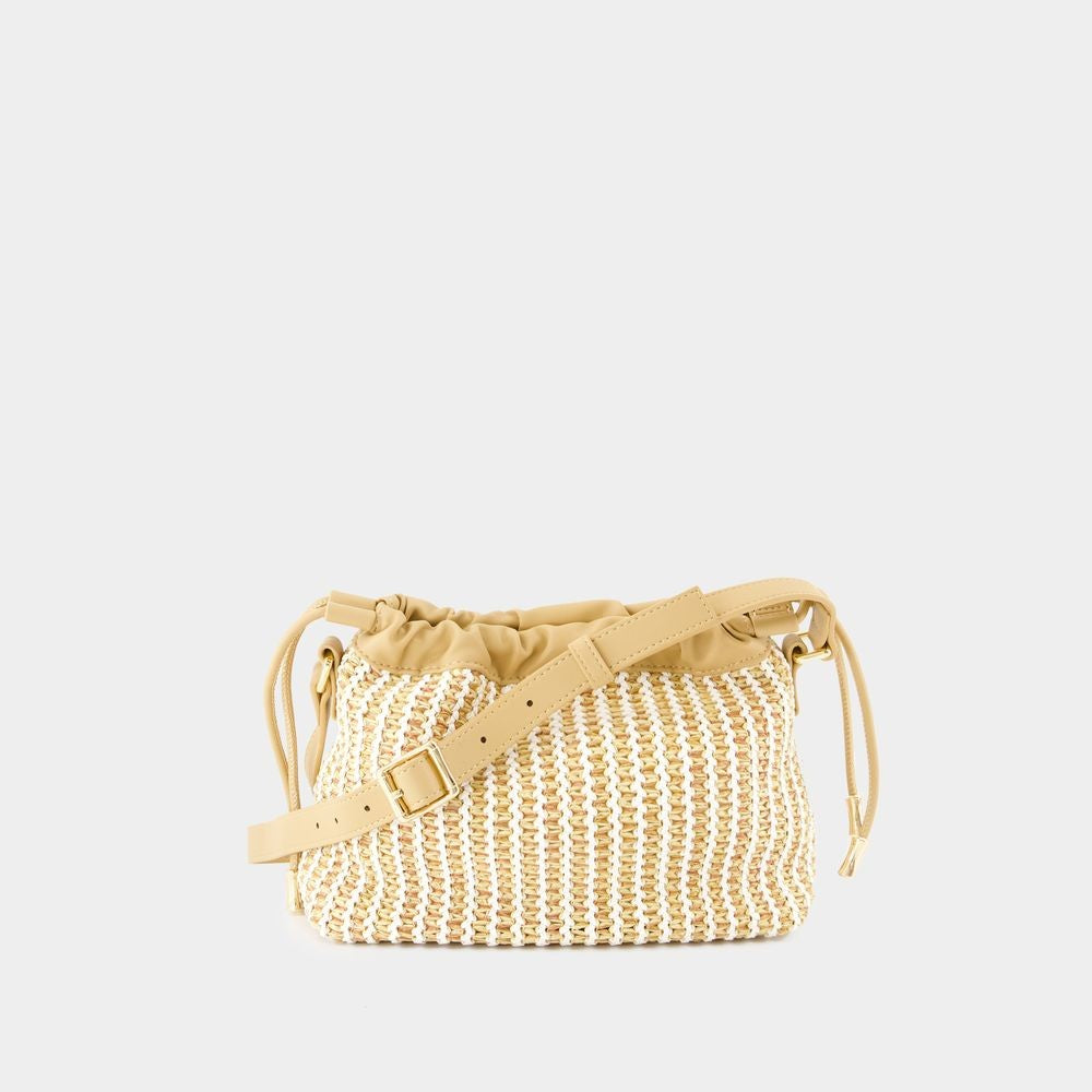 Ninon Mini Crossbody - Synthetic - Beige