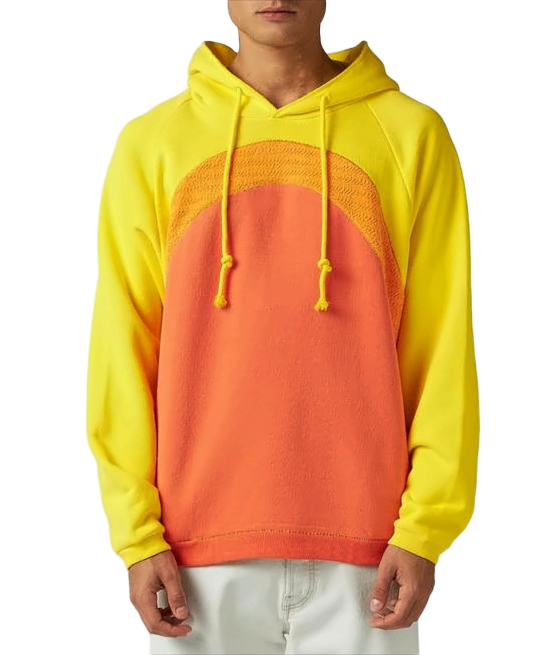 Color-Block Hooded Sweatshirt