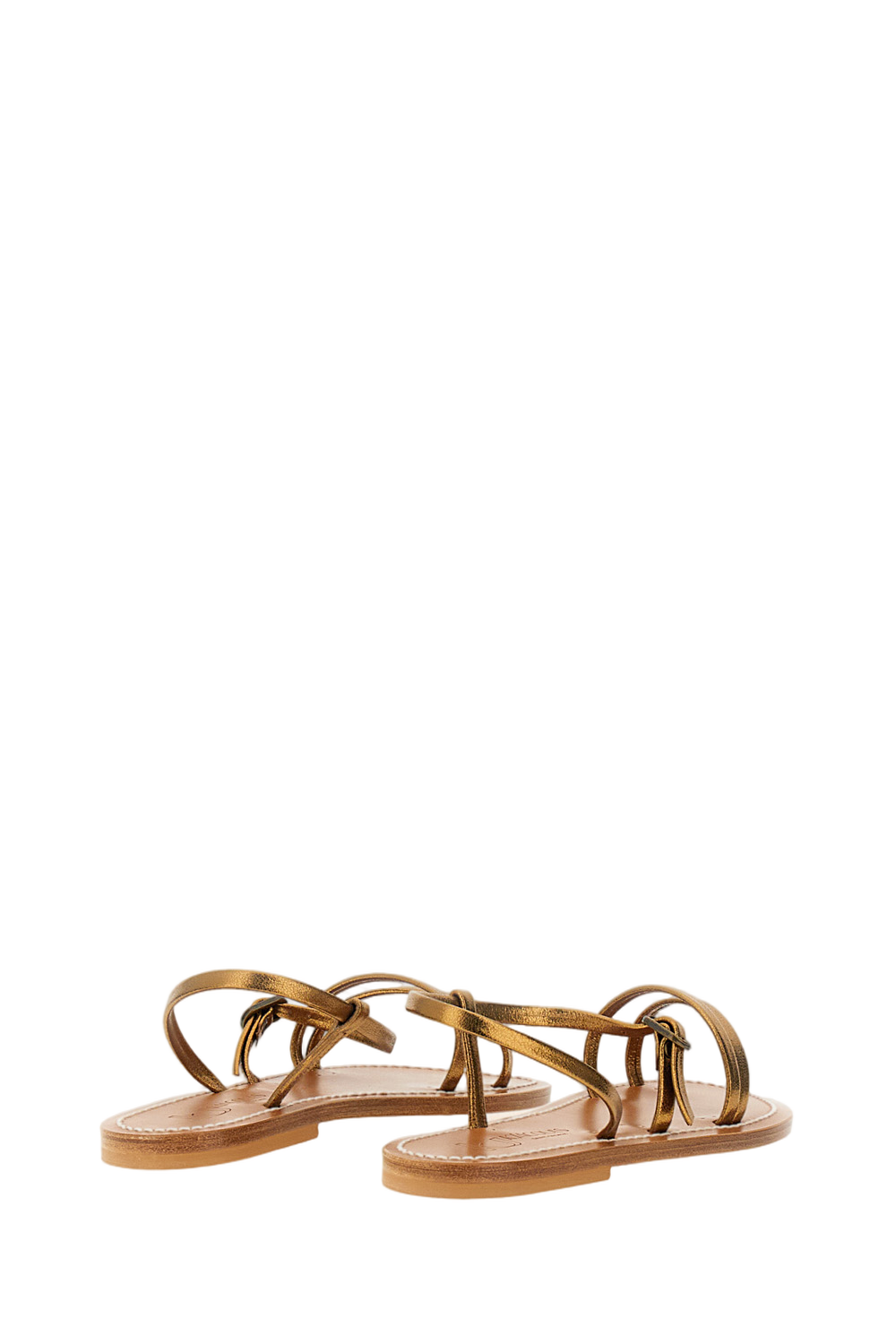 Golden Brown Erka Leather Sandals
