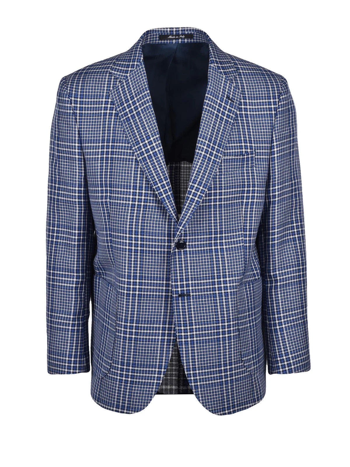 Blue Cotton Linen Jacket