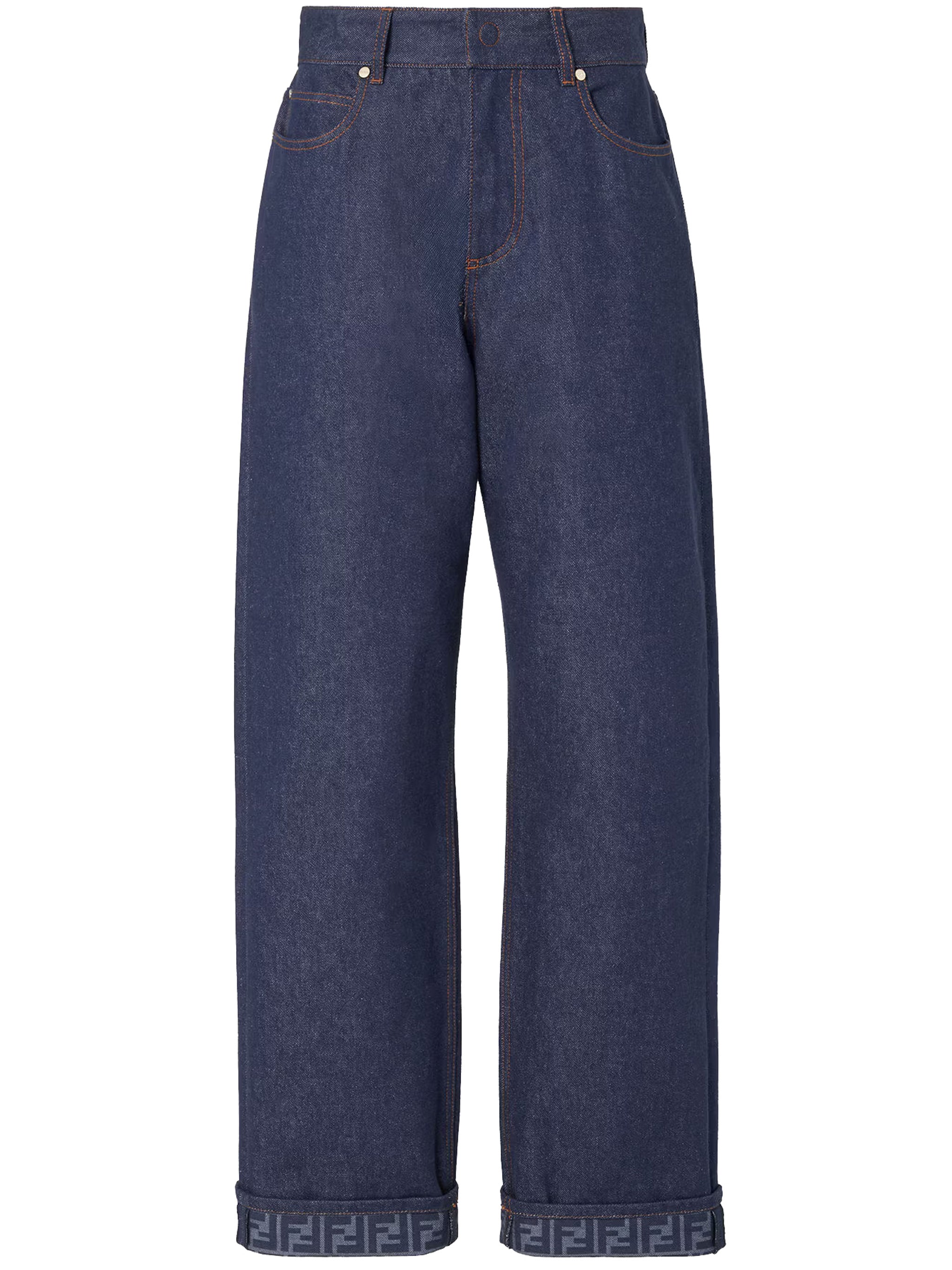 FF Reverse Den Wide-Leg Indigo Jeans