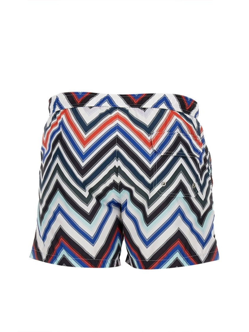 Vibrant Zigzag Pattern Swimsuit By Missoni