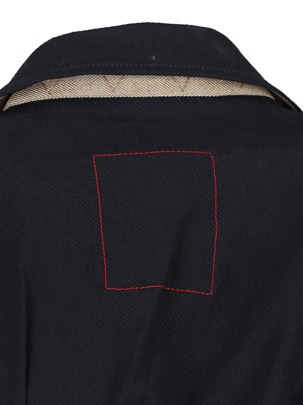 Black Asymmetrical Single-Breasted Linen Blazer