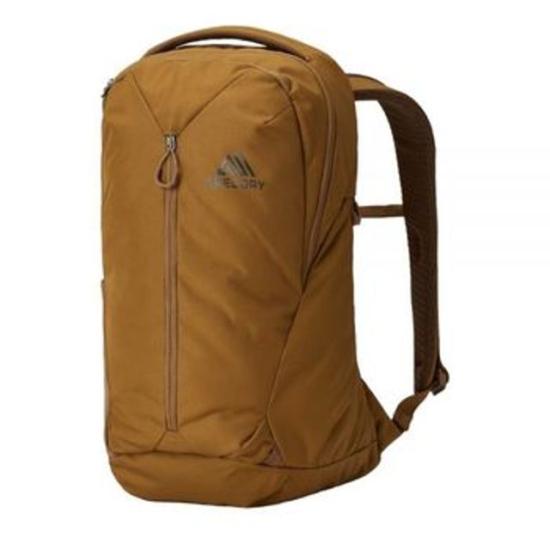 Streamlined Brown Backpack with Padded Straps