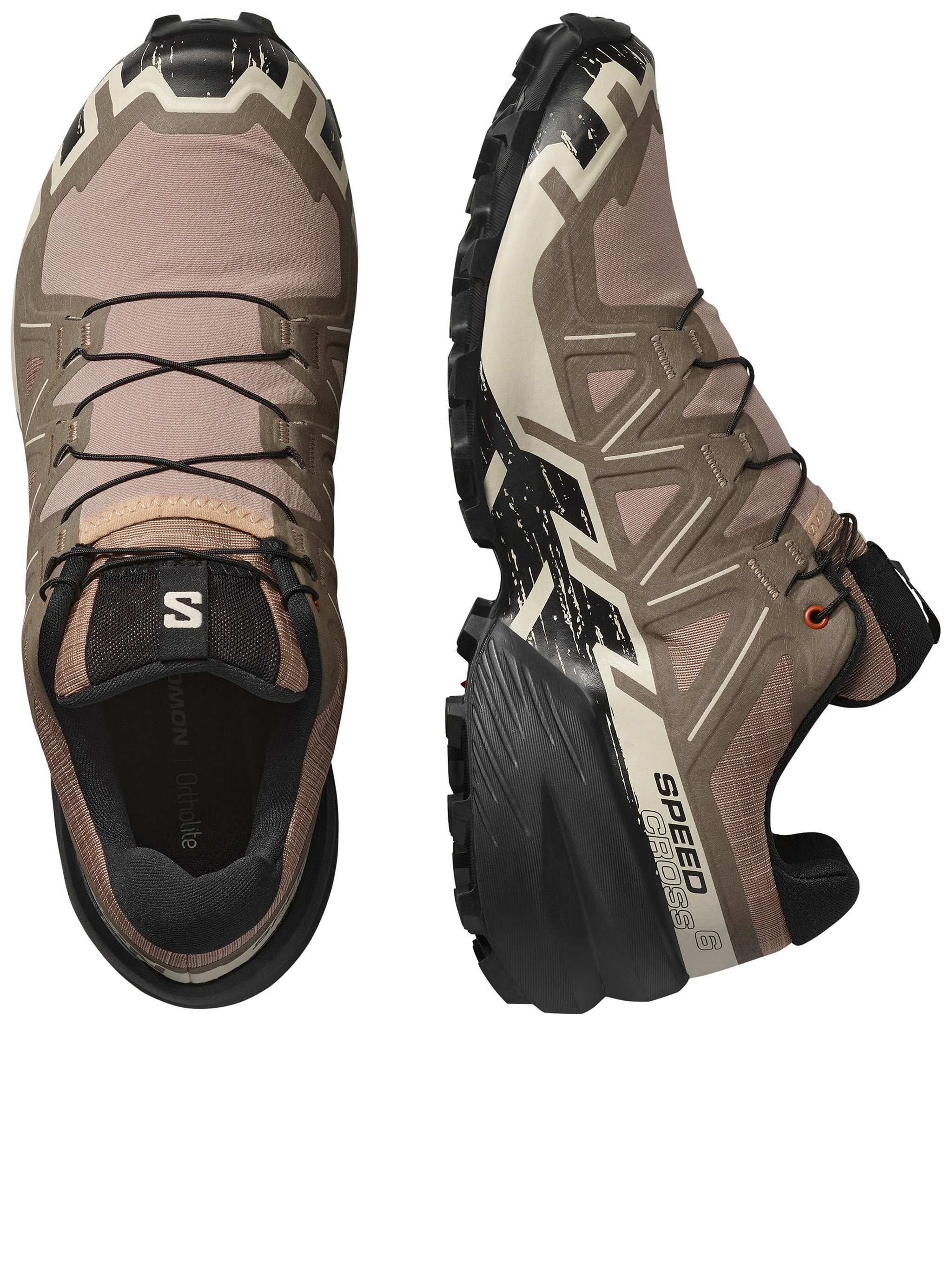 Brown Speedcross 6 Trail Running Shoes