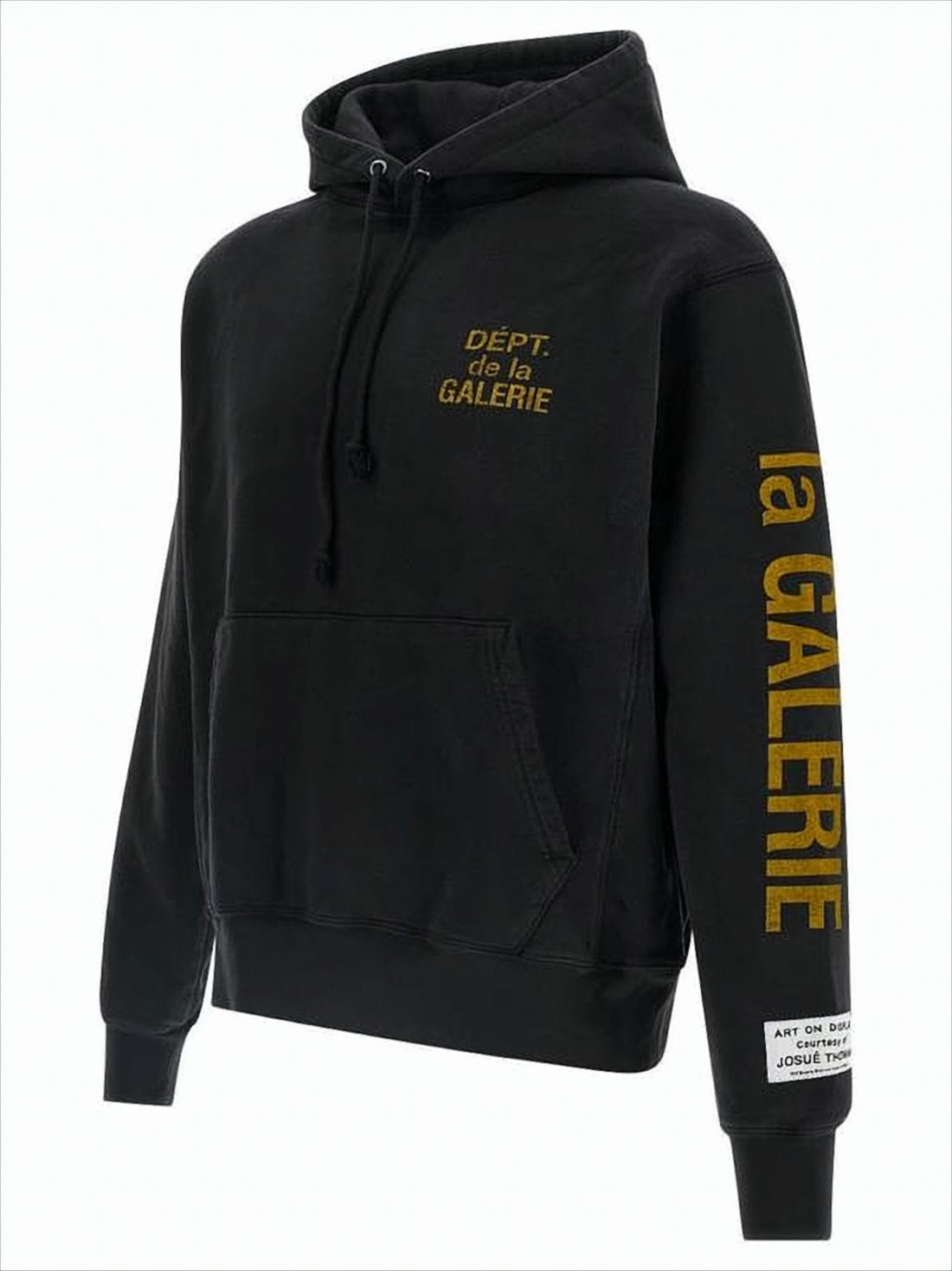 Black Hoodie with Bold Graphic Elements