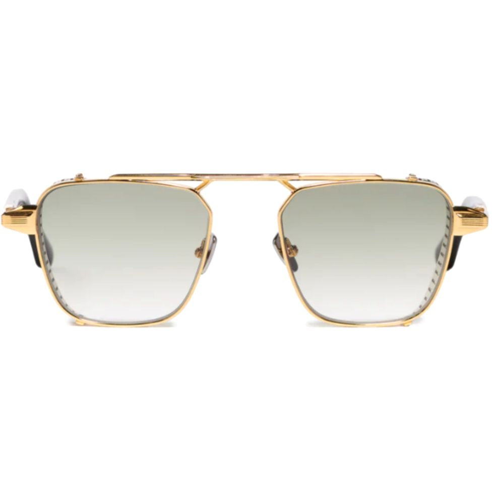 Scotty Bold Geometric Sunglasses with Ribbed Accent