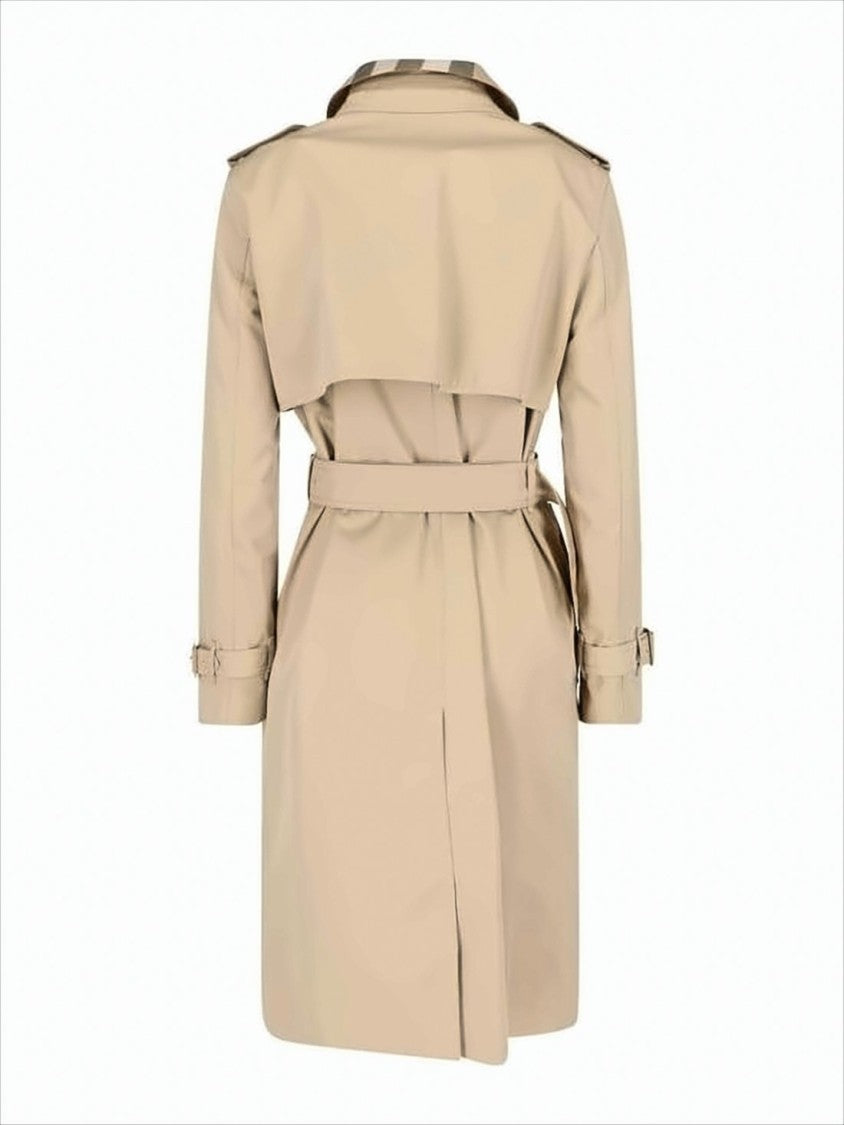 Classic Trench Coat With Belted Waist