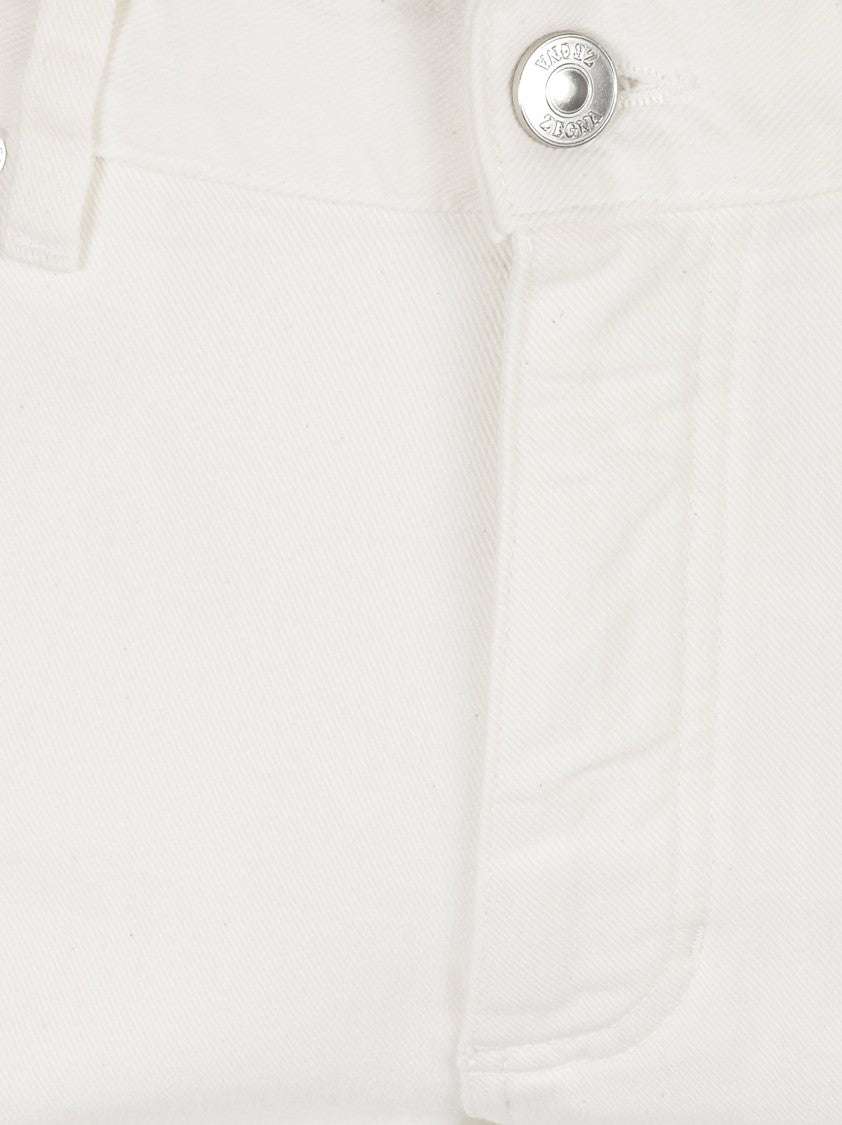Classic Five-Pocket Straight Leg Trousers