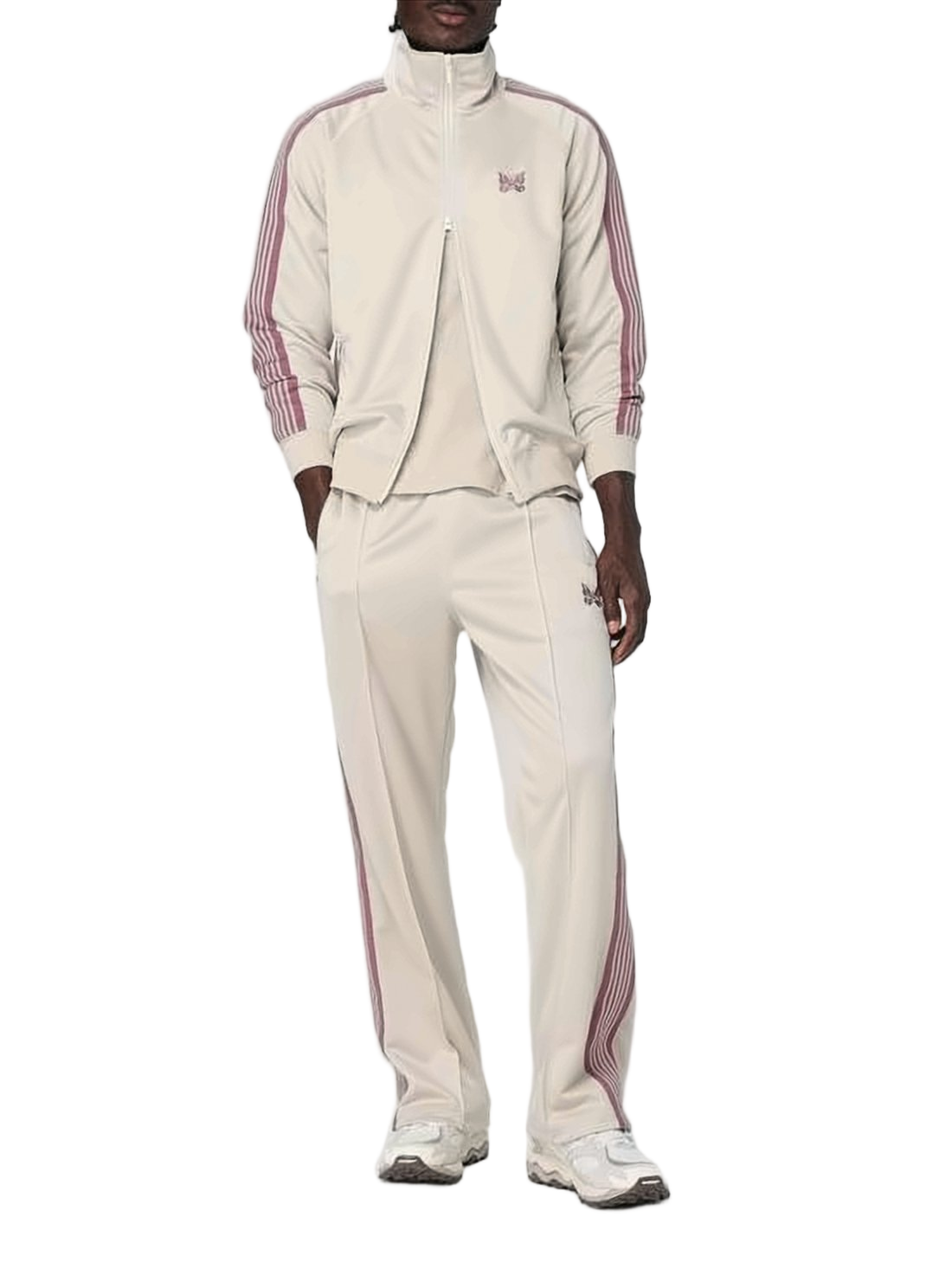 High-Collar Active Jacket with Zipper